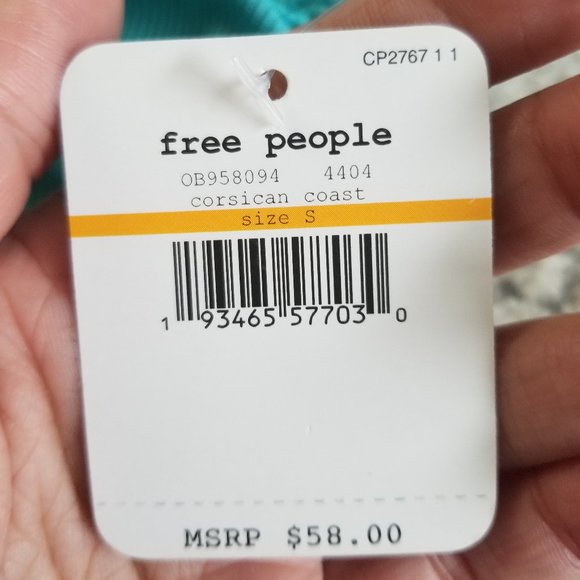 Free People On Your Side Ribbed Tank Bodysuit s - Picture 5 of 7